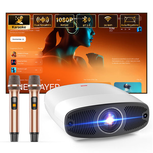 Portable 1080P LCD <b>Projector</b> Android TV <b>Projector</b> 600 Lumens Home Theater Education Display - Product Image 1
