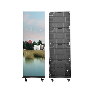 Écran publicitaire <span class=keywords><strong>LED</strong></span> mobile et portable P1.8/P2.5, alimenté par batterie, sur pied, affichage numérique, affiche numérique, écran LCD - Product Image 5