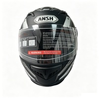 Casques de moto intégraux noirs de haute qualité OFUN – Vente en gros, publicité, personnalisation des autocollants, tailles L et XL pour homme