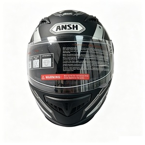 OFUN Caschi Integrali Neri di Alta Qualità per Moto, Vendita all'Ingrosso, Pubblicità, Personalizzazione Decalcomanie, Taglia L XL Uomo - Product Image 2