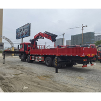 Camion grue articulée Sinotruk Ho Wo 8x4 16 tonnes pour la construction routière, levage et transport - Vente directe usine