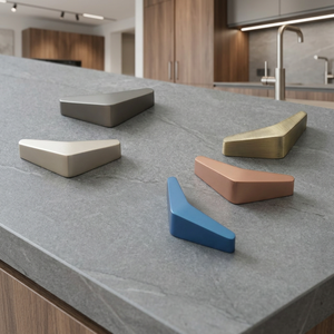 Modern V Shape Zinc Alloy Cabinet Handles Drawer <b>Knobs</b> Kitchen Dresser Furniture Pulls Durable Eco-Friendly Bulk - Product Image 2