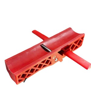 Red Concave Planer One Slice Plane Plastic <b>Woodworking</b> Hand <b>Tool</b> For Edge Trimming DIY Carpentry - Product Image 2