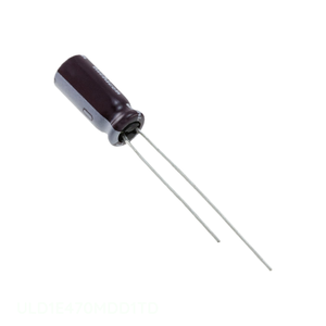 ตัวแทนจำหน่ายอย่างเป็นทางการ ตัวเก็บประจุแบบ CAP ALUM 47UF 20% 25V RADIAL TH Through Hole ULD1E470MDD1TD 47 uF - Product Image 1