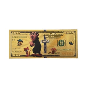 Venta al por Mayor <span class=keywords><strong>de</strong></span> 5 Diseños <span class=keywords><strong>de</strong></span> <span class=keywords><strong>Billetes</strong></span> <span class=keywords><strong>de</strong></span> <span class=keywords><strong>100</strong></span> Dólares con Lámina Dorada <span class=keywords><strong>de</strong></span> los Chicos Smurfs, <span class=keywords><strong>Billetes</strong></span> Conmemorativos <span class=keywords><strong>de</strong></span> Colección - Product Image 3