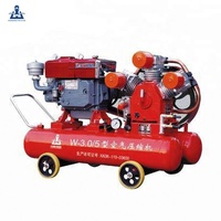 Compresor de Aire Kaishan con Perforadora de Roca de 15kw, Compresores de Aire Diésel Usados para Minería con Perforadora de Roca