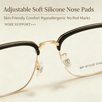 34819 Montures de lunettes pour hommes de luxe haut de gamme en alliage de la marque VOSS