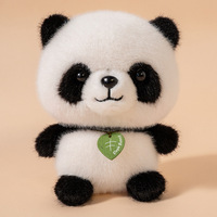 HECION Nouveau Compagnon de Bureau Jouets en Peluche Animaux Mignons du Zoo Panda Lapin Cochon Jouet en Peluche Doux Parfait pour Offrir en Cadeau et Collectionner