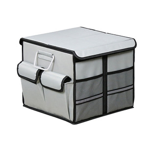 Portable 36L Capacité Pliable Coffre De Voiture Organisateur Conteneur De Stockage Boîte avec Couvercle Supérieur Couvercle Pratique Organisateurs De Voiture - Product Image 4