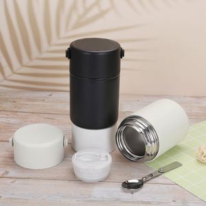 Conteneurs à large ouverture, boîte à lunch isotherme sous vide en acier inoxydable, thermos à soupe pour aliments chauds, livraison gratuite pour la rentrée scolaire - Product Image 2