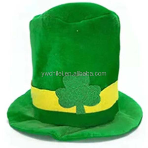 Đàn Ông Phụ Nữ St. Patrick 'S Day Shamrock Mũ Nhung Xanh - Product Image 2