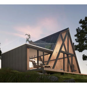 كابينة صغيرة على شكل مثلث/منزل صغير/منزل مثلث طقم منزل بإطار للعيش - Product Image 2