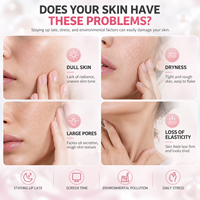 Crème Visage OEM Personnalisée 60g Perles de Vitamine B3 Roses Éclaircissante Anti-Taches et Améliorant l'Élasticité pour Soins de la Peau