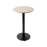 Pieds de table en métal noir personnalisables, base en fer, pour restaurant commercial, café, directement de l'usine.