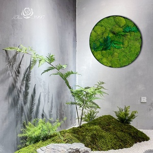 HFlora, venta al por mayor, decoración del hogar, Panel de pared de musgo, decoración <span class=keywords><strong>Interior</strong></span>, hermoso Reno seco estabilizado, Panel de musgo preservado - Product Image 2
