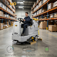Autolaveuse électrique professionnelle pour entrepôts et usines