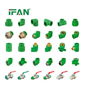 IFAN Easy-fit PPR Fittings Full Size 20mm to 110mm Polypropylene Pipe Connectors for Professional <strong>Plumbers</strong> and DIY - Product Image 1