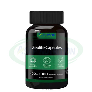 Cápsulas de zeolita de clinoptilolita ASAP para desintoxicación intestinal y hepática para adultos, mejora la inmunidad, grado alimenticio, 60 cápsulas/botella - Product Image 1