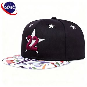 หมวกแก๊ปทรงทรัคเกอร์สองสี QZFSO รุ่น Custom Running Sport แบบ 6 แผง ปีกหมวกพิมพ์ลายเรียบ ปักลาย 3 มิติ ปรับขนาดได้ด้วย Snapback - Product Image 1