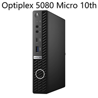Mini-PC OptiPlex 5080 Barebone de 10e génération, propre, sans rayures, grade A, testé et fonctionnel