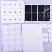 Feuille de caoutchouc en polyuréthane silicone acrylique mince FengZe 0,3-3 mm, ruban adhésif double face réutilisable et lavable, coussinet en gel personnalisé