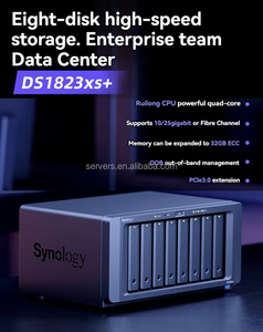 ระบบจัดเก็บข้อมูลเครือข่ายสำหรับองค์กรแบบเสียบแล้วใช้งานได้ทันที Ds1823Xs+ 8Bay Nas Synologys Networking Nas Server - Product Image 5