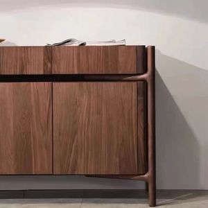 Buffet moderne nordique <span class=keywords><strong>de</strong></span> luxe en <span class=keywords><strong>bois</strong></span> <span class=keywords><strong>massif</strong></span> pour salle à manger - Product Image 6