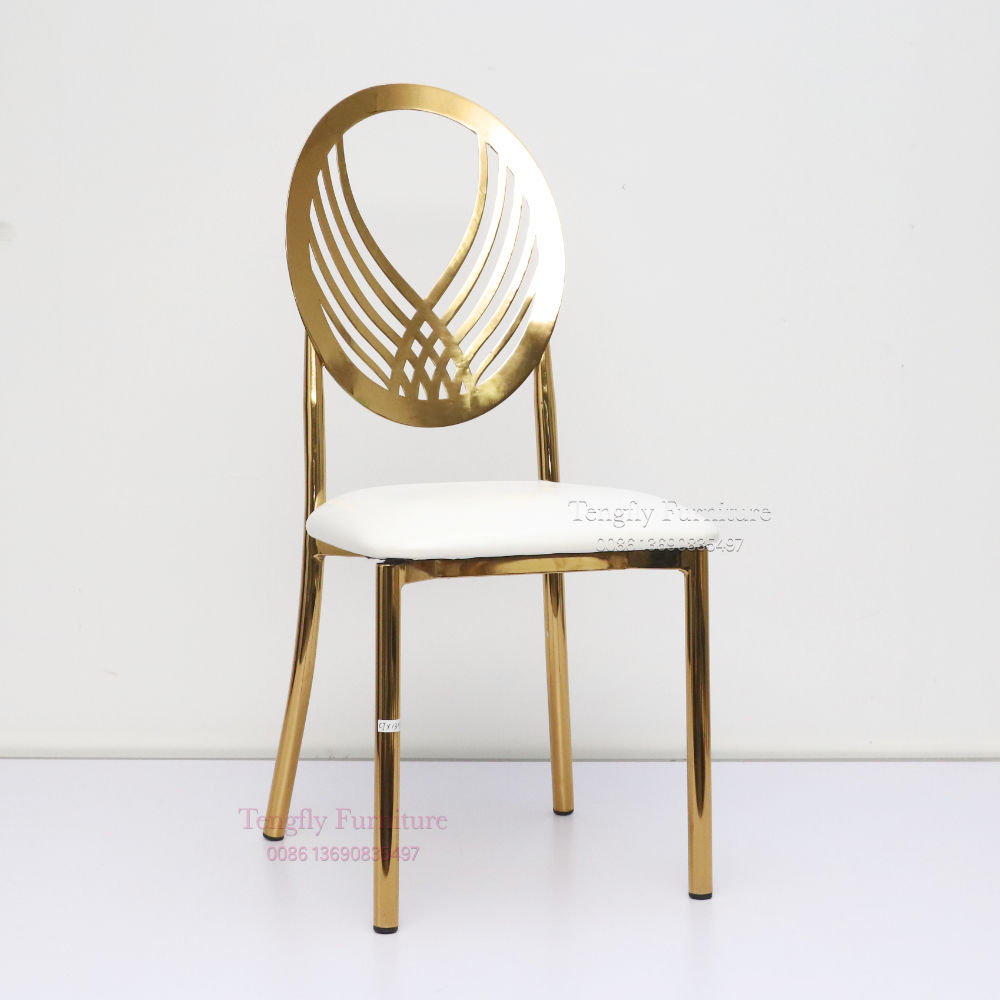 gold wedding chair