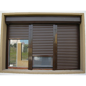 Volets roulants modernes en alliage d'aluminium avec intérieur en polyuréthane isolé Ouverture verticale Fenêtre de sécurité Volets roulants - Product Image 4