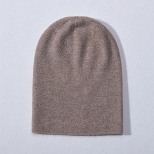 Jxwatcher Bonnet de ski double couche à revers pour <span class=keywords><strong>femme</strong></span>, en cachemire tricoté réversible, uni, de luxe, de créateur - Product Image 3