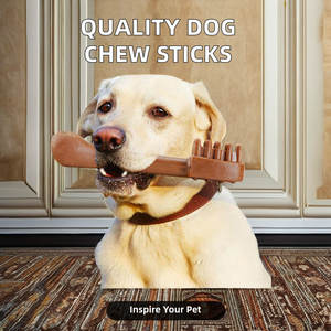 Jouets pour chiens en TPR écologiques Som pour grands chiens - Jouets interactifs pour soulager <span class=keywords><strong>la</strong></span> colère et pour mâcher et nettoyer les dents - Product Image 3