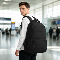 Sac à dos pour ordinateur portable de grande taille HAIBOWY avec logo personnalisé, léger, imperméable, pour hommes, pour les voyages et le travail en extérieur