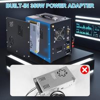 Compresseur d'air TUXING 3000PSI PCP filtre à eau/huile intégré arrêt automatique moteur sans balais Structure à diaphragme conception Portable pour