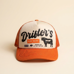 Vintage Trucker Hat Custom Logo Puff Print Mesh Cap Adjustable Snapback Breathable Casual Outdoor Fashion Cap Unisex - Product Image 1