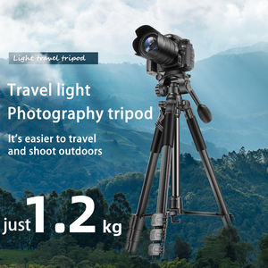 QZSD-Q111L 170CM fotoğraf standı alüminyum kamera tripodu montaj dijital ve standı taşınabilir kamera tripodu - Product Image 6