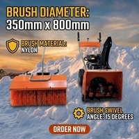 Balayeuse à neige JHS légère 3-en-1, 85 kg, démarrage manuel, moteur 6,5 CV, autoportée, 15 % plus légère, sans batterie, pour le déneigement
