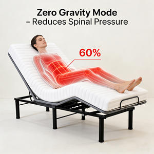 Электрическая раскладная регулируемая железная кровать-трансформер – современный дизайн, комфортная, многофункциональная, для виллы, школы, квартиры - Product Image 3