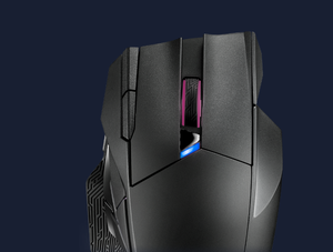 R-O-G Spatha X R-O-G Esports, finition noire mate avec le logo R-O-G iconique en forme d'œil - Product Image 4