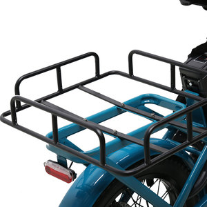 Vélo de livraison électrique TXED 20 pouces à pneus larges, moteur arrière 500W, batterie lithium 25Ah, longue autonomie, vélo <span class=keywords><strong>cargo</strong></span> électrique pour la livraison de nourriture - Product Image 4
