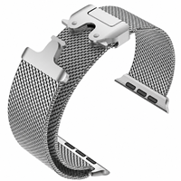 Correa de Malla de Acero Inoxidable de Alta Calidad para Apple Watch Series 11 10 Ultra SE, Estilo Ejecutivo con Cierre de Paracaídas Ajustable