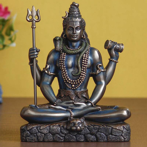 Chất Lượng Tốt Nhất Kim Loại Brass Đúc Home & Văn Phòng Thủ Công Trang Trí Nội Thất Lord Shiva Điêu Khắc Ấn Độ Thiên Chúa Bức Tượng - Product Image 3