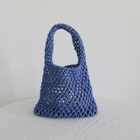 Sac fourre-tout de plage en macramé et crochet fait main, de luxe, ajouré, en filet, en corde de coton tressée, pour femme, idéal pour l'été