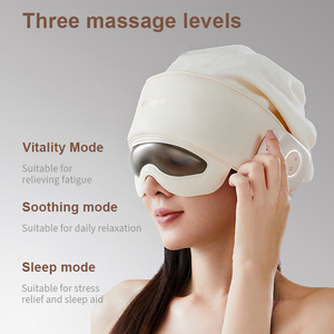 Casque de massage pour les yeux et la <span class=keywords><strong>tête</strong></span>, léger, de haute qualité, à compression d'air à 360 degrés, réduction du bruit, pour le sommeil - Product Image 2