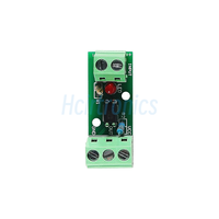 Módulo de aislamiento de optoacoplador de 1 canal PC817 EL817 3V-5V 12V 24V Aislador fotoeléctrico Soporte de riel Placa de motor de accionamiento PLC