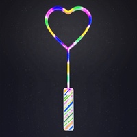 Bâtons lumineux LED pour concert, baguettes magiques clignotantes colorées néon, jouets