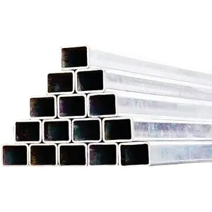 ERW Steel Square Tubing Standard Sizes Pre Zinc Coated Square Galvanized Steel Pipe 4" Square Tube