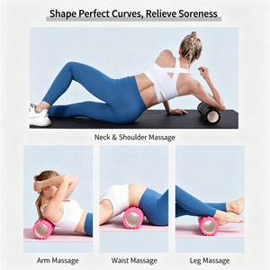 LXY-N039A 33cm EVA Yoga Foam <strong>Roller</strong> <strong>Rumble</strong> Classic Home Use Muscle Massage Foam <strong>Roller</strong> - Product Image 5
