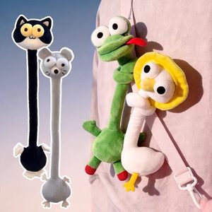 Nuovo Ciondolo Peluche Animale Carino da 40CM, Charm per Borsa Kawaii, Bambola Decorativa Riempita di Cotone PP, Regalo Creativo Unisex - Product Image 1