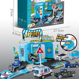 Jouets <span class=keywords><strong>de</strong></span> <span class=keywords><strong>jeu</strong></span> <span class=keywords><strong>de</strong></span> garage à éjection EPT incroyables, ensembles <span class=keywords><strong>de</strong></span> parkings, rangement, voitures miniatures à roues libres - Product Image 2