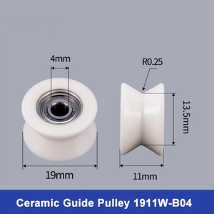 ล้อนำทางเซรามิกทั้งหมดขนาด 19*11 มม. สำหรับการร้อยลวด อายุการใช้งานยาวนาน ได้รับการรับรองมาตรฐาน ISO9001 - Product Image 2